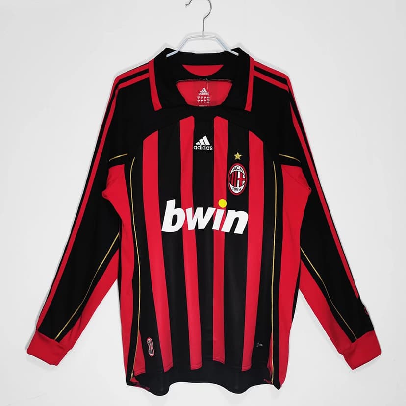 AC Milan Retro Shirt 2006/07 Home Long Sleeve — photo 1