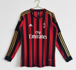AC Milan Retro Shirt 2013/14 Long Sleeve — photo 1