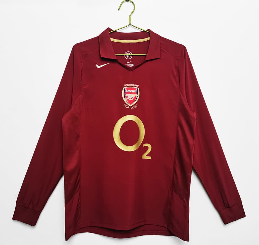 Arsenal Retro Shirt 2005/06 Home Long Sleeve — photo 1