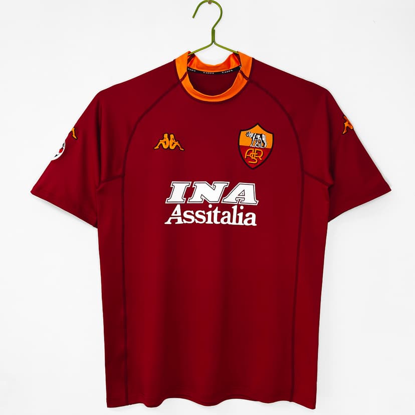 AS Roma Retro Shirt 2001/02 Home — photo 1