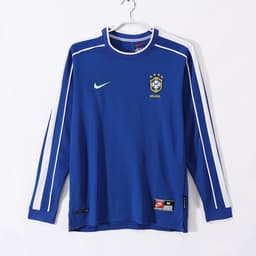 Brazil Retro Shirt 1998 Away Long Sleeve — photo 1
