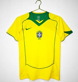 Brazil Retro Shirt 2004 Home — photo 1