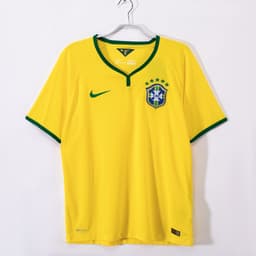 Brazil Retro Shirt 2014 Home — photo 1