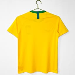 Brazil Retro Shirt 2018 Home — photo 3