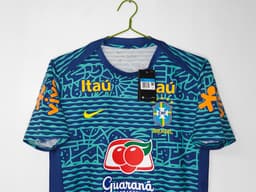 Brazil Retro Shirt 2024 Training — photo 3