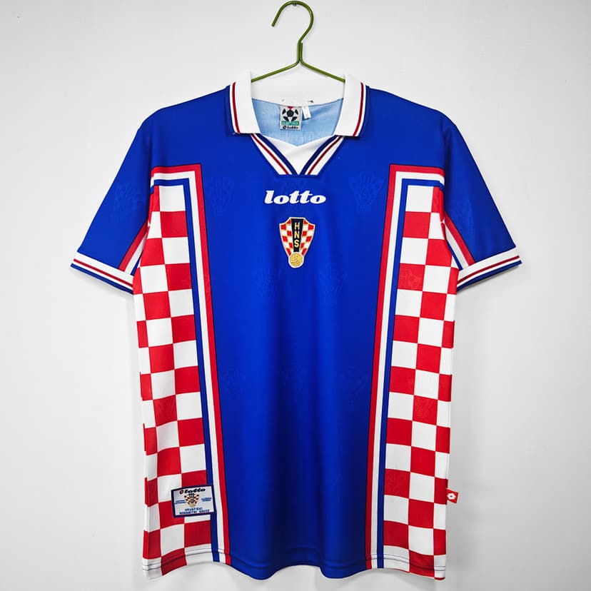 Croatia Retro Shirt 1998 Away — photo 1