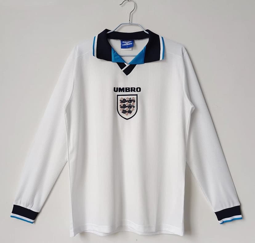 England Retro Shirt 1996 Home Long Sleeve — photo 1