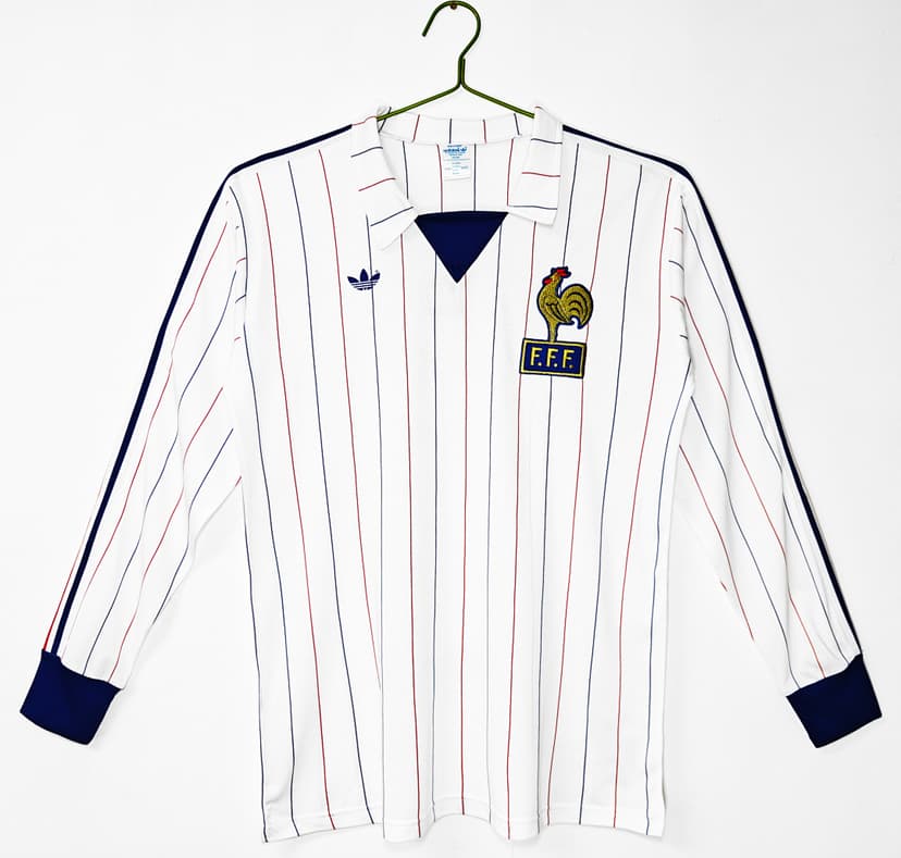 France Retro Shirt 1980/82 Away Long Sleeve — photo 1