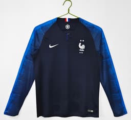 France Retro Shirt 2018 Home Long Sleeve — photo 1