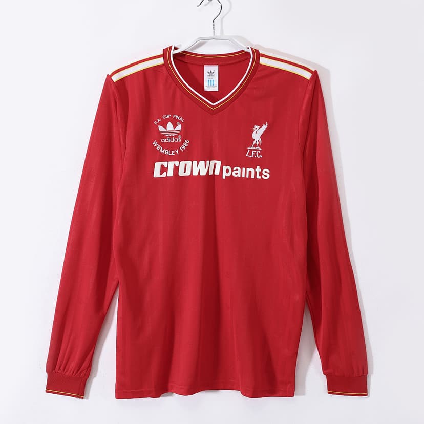 Liverpool Retro Shirt 1986/87 Home Long Sleeve — photo 1