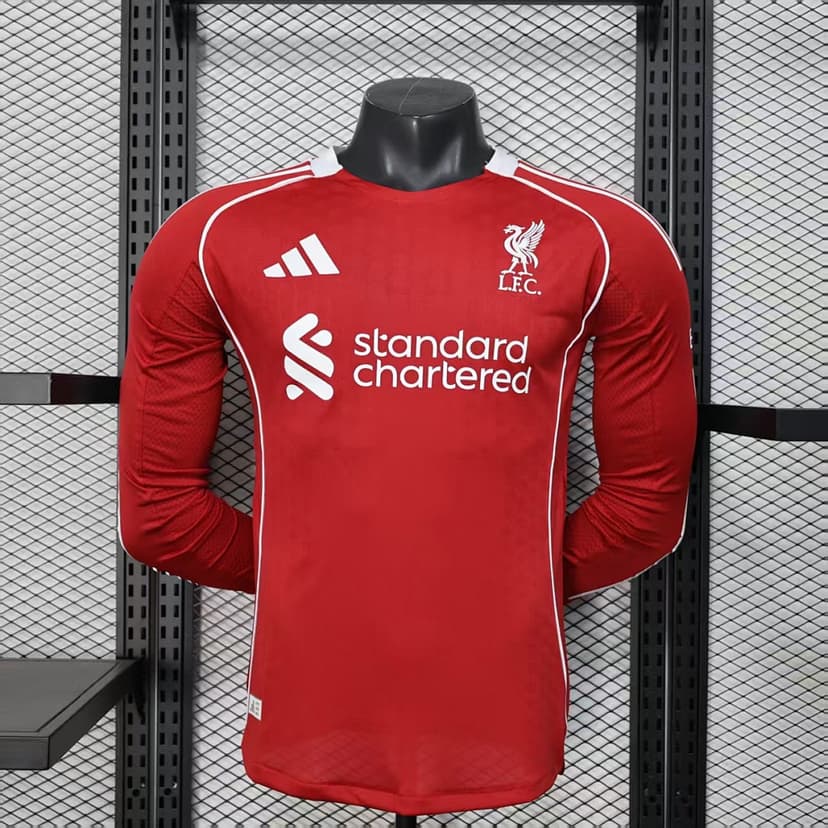 Liverpool Home Jersey 2025/26 Long Sleeve — photo 1