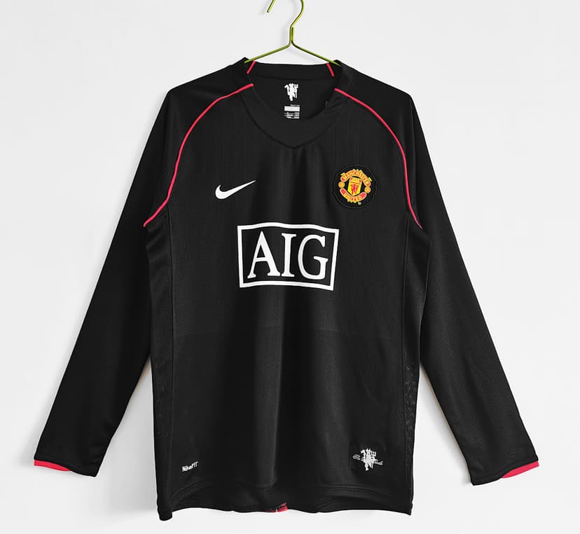 Manchester United Retro Shirt 2007/08 Away Long Sleeve — photo 1