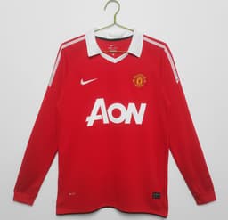 Manchester United Retro Shirt 2010/11 Home Long Sleeve — photo 1