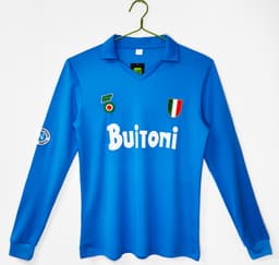 Napoli Retro Shirt 1987/88 Home Long Sleeve — photo 1