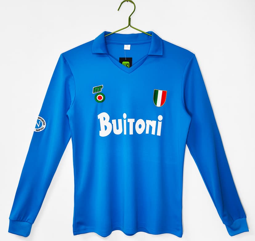 Napoli Retro Shirt 1987/88 Home Long Sleeve — photo 1