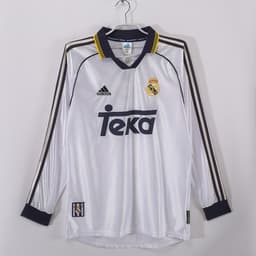 Real Madrid Retro Shirt 1998/00 Home Long Sleeve — photo 1