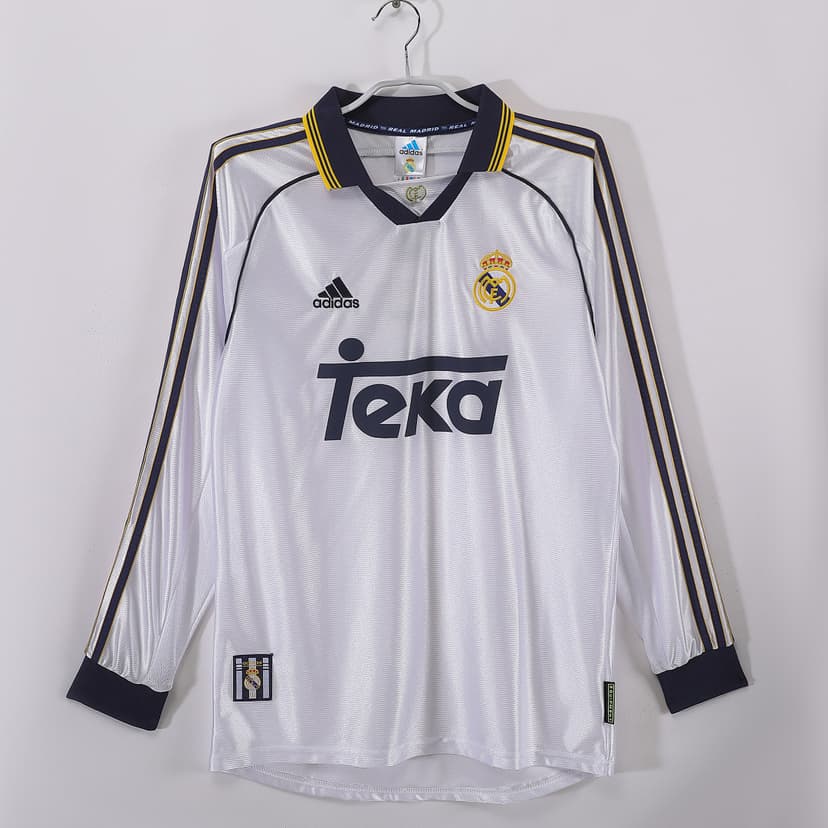 Real Madrid Retro Shirt 1998/00 Home Long Sleeve — photo 1