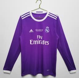 Real Madrid Retro Shirt 2016/17 Away Long Sleeve — photo 1