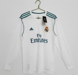 Real Madrid Retro Shirt 2017/18 Home Long Sleeve — photo 1