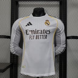 Real Madrid Home Jersey 2025/26 Long Sleeve — photo 1