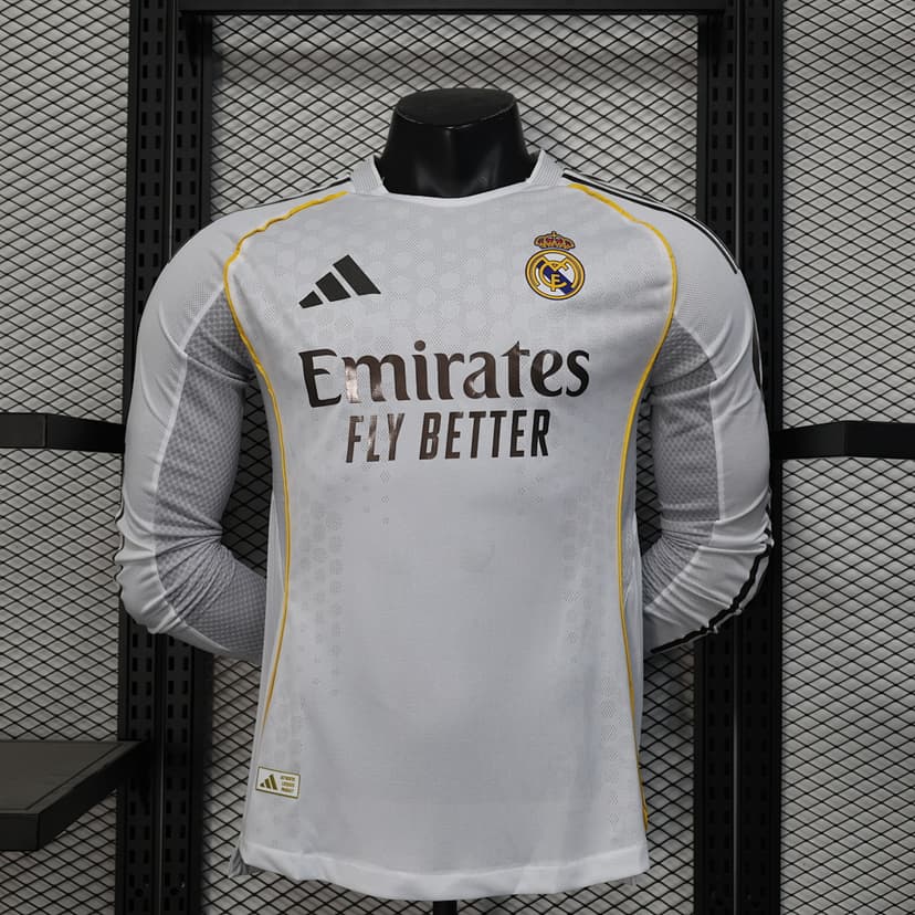 Real Madrid Home Jersey 2025/26 Long Sleeve — photo 1
