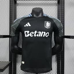 Aston Villa Black Retro Jersey — photo 1