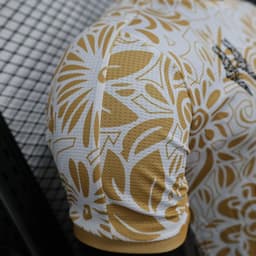 Palestine White-Gold Retro Jersey — photo 2