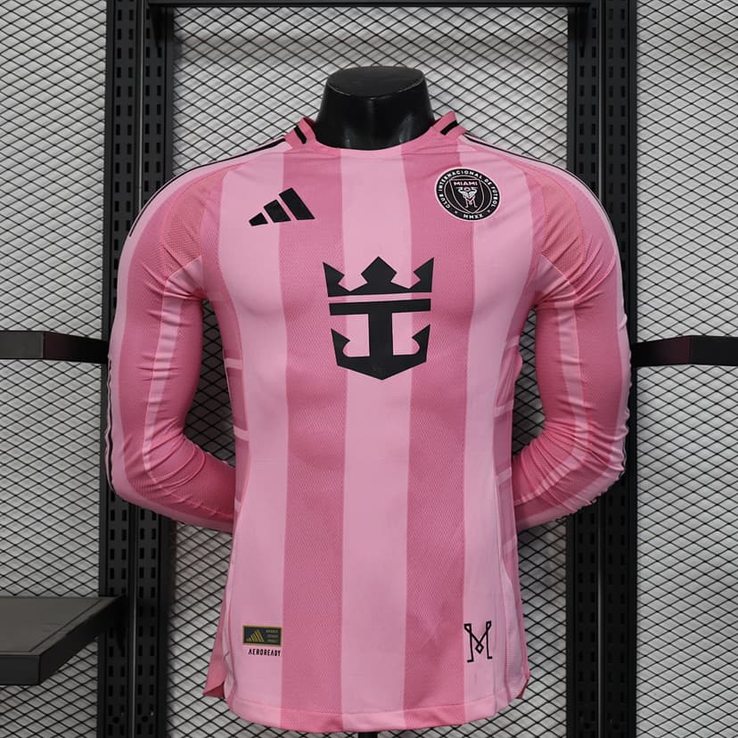 Inter Miami Pink Retro Jersey Long Sleeve — photo 1