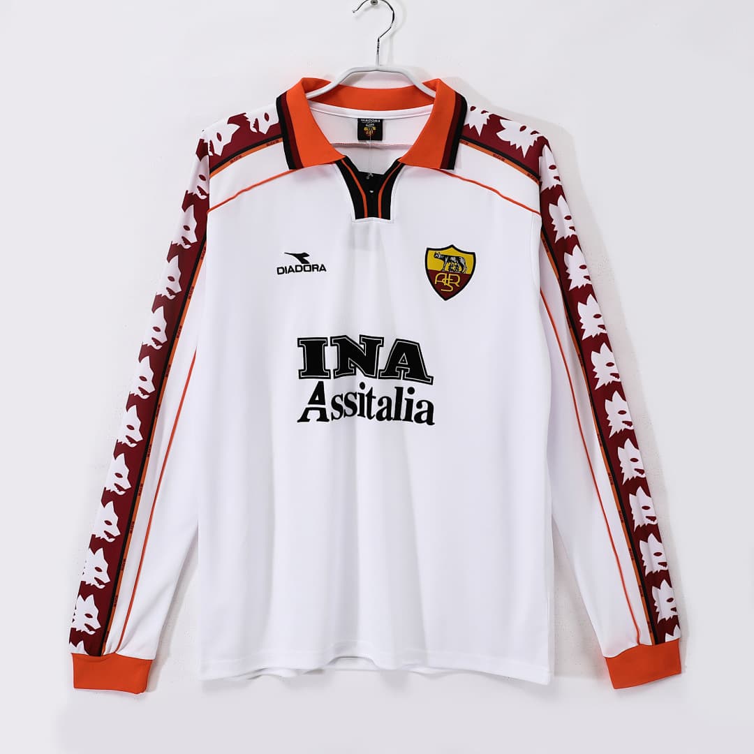 AS Roma Retro Shirt 1998/99 Away Long Sleeve — photo 1
