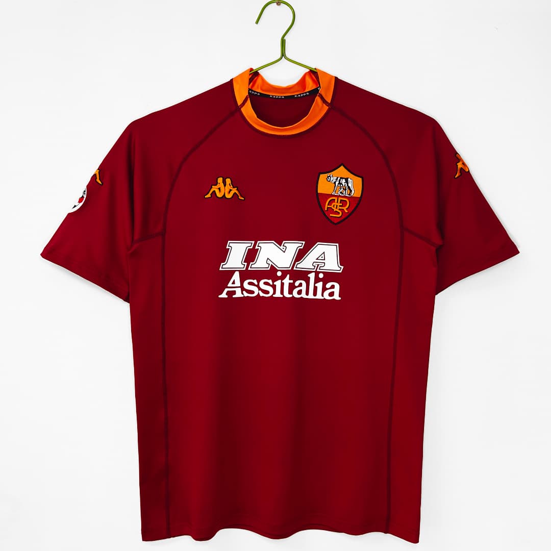 AS Roma Retro Shirt 2001/02 Home — photo 1