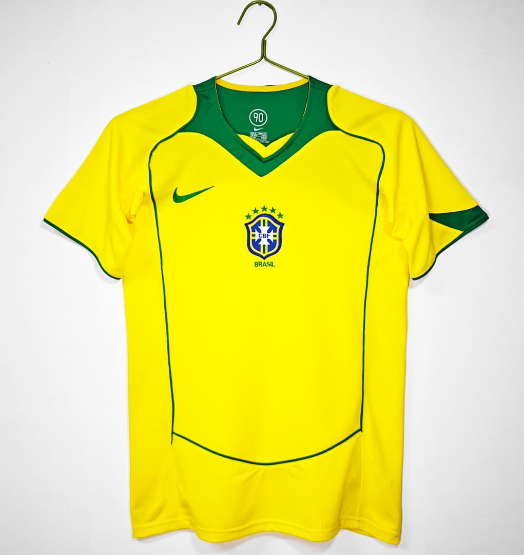 Brazil Retro Shirt 2004 Home — photo 1