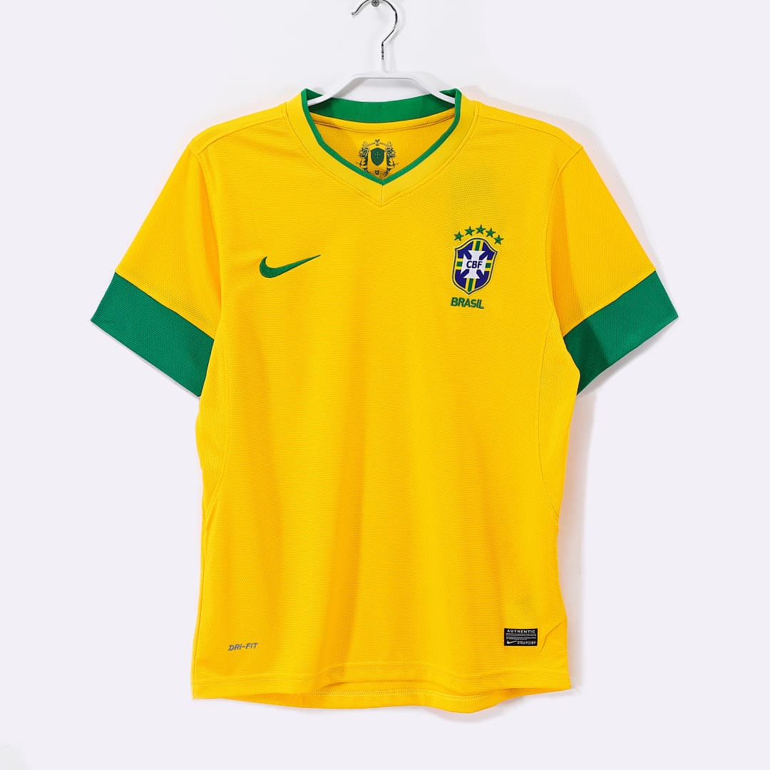Brazil Retro Shirt 2012/13 Home — photo 1