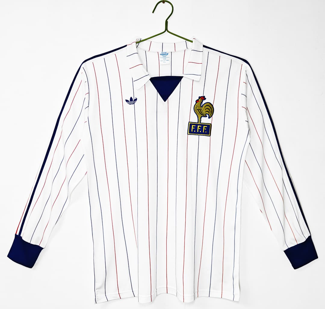 France Retro Shirt 1980/82 Away Long Sleeve — photo 1