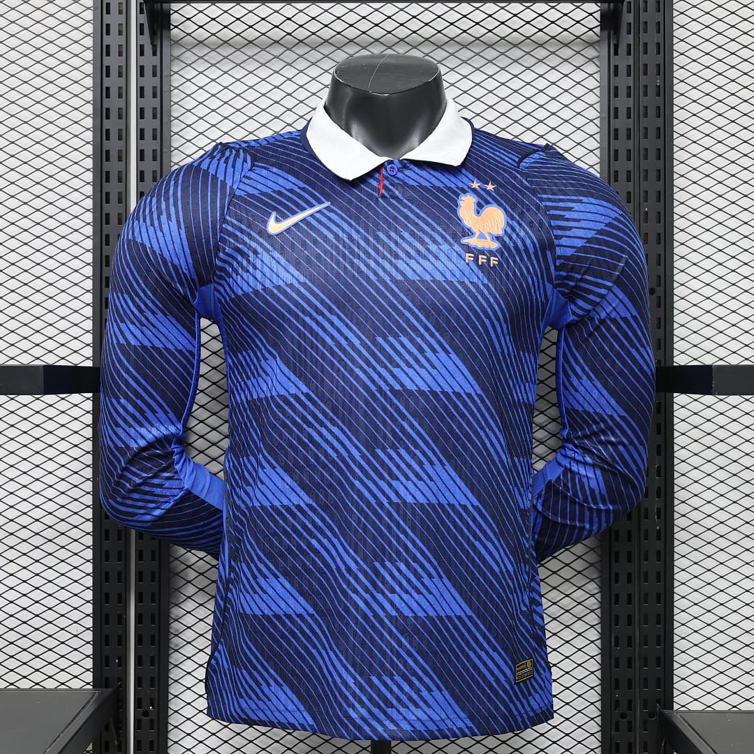 France Home Jersey Long Sleeve World Cup — photo 1