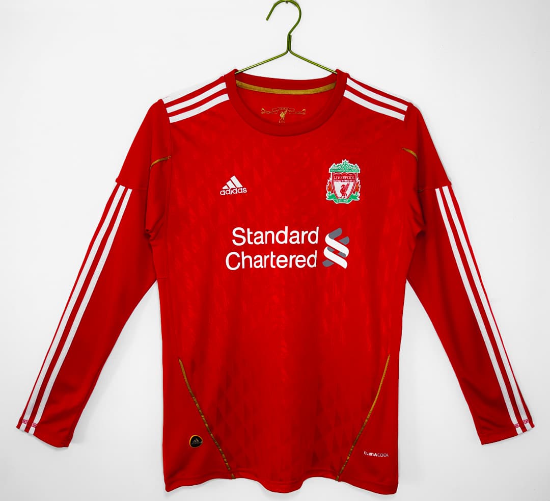 Liverpool Retro Shirt 2010/11 Home Long Sleeve — photo 1
