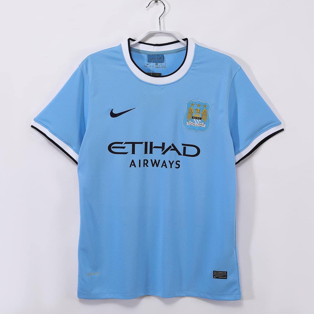 Manchester City Retro Shirt 2013/14 Home — photo 1