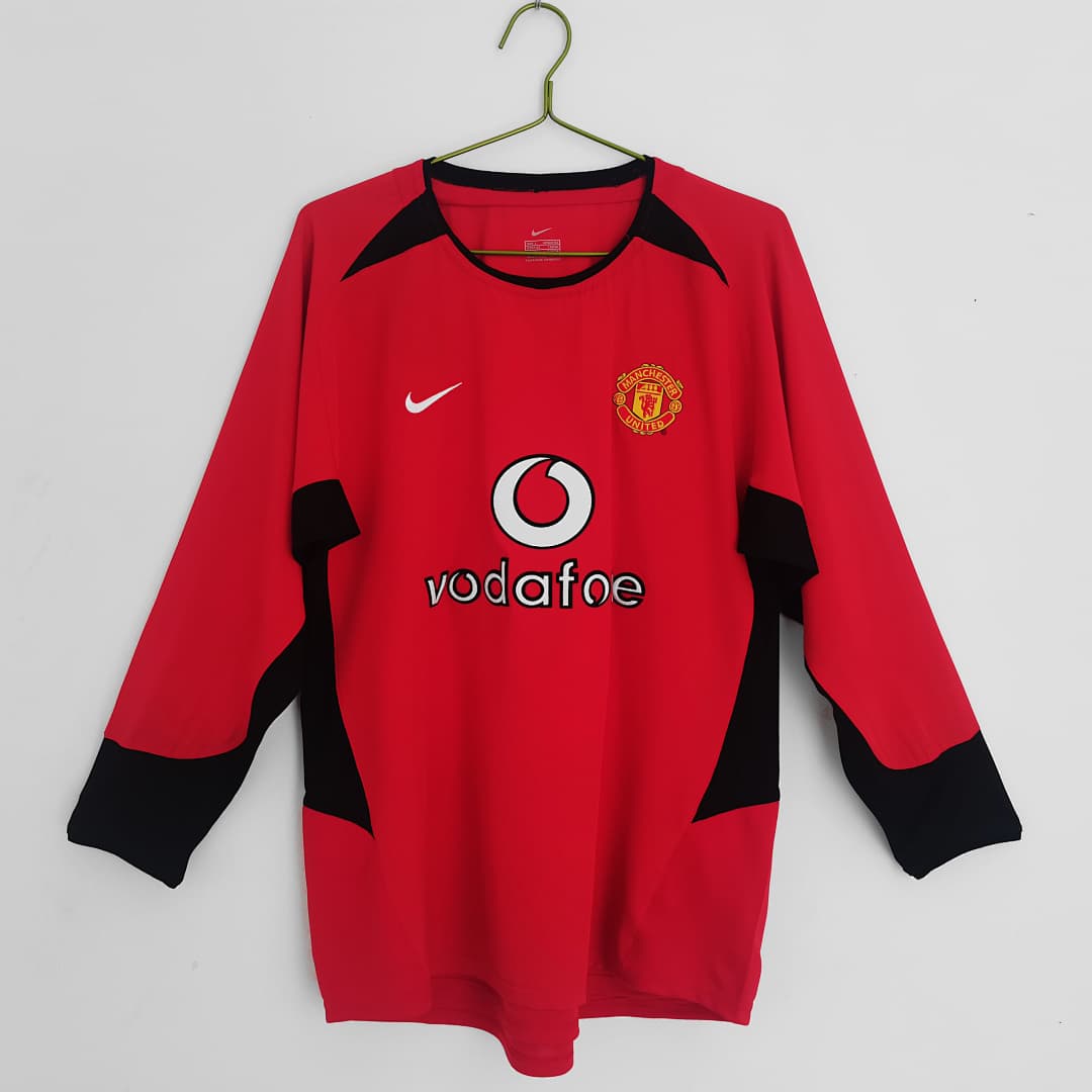Manchester United Retro Shirt 2002/04 Home Long Sleeve — photo 1