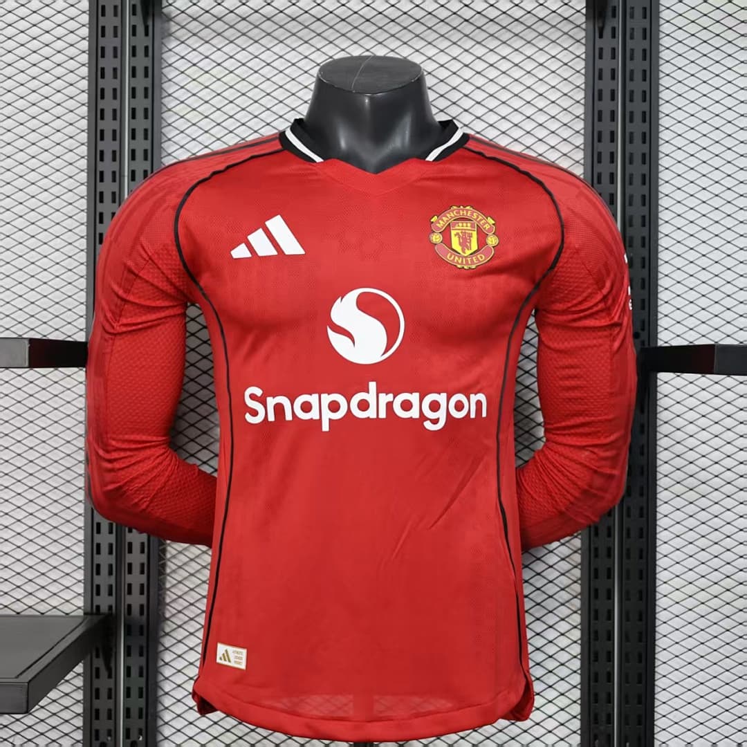Manchester United Home Jersey 2025/26 Long Sleeve — photo 1