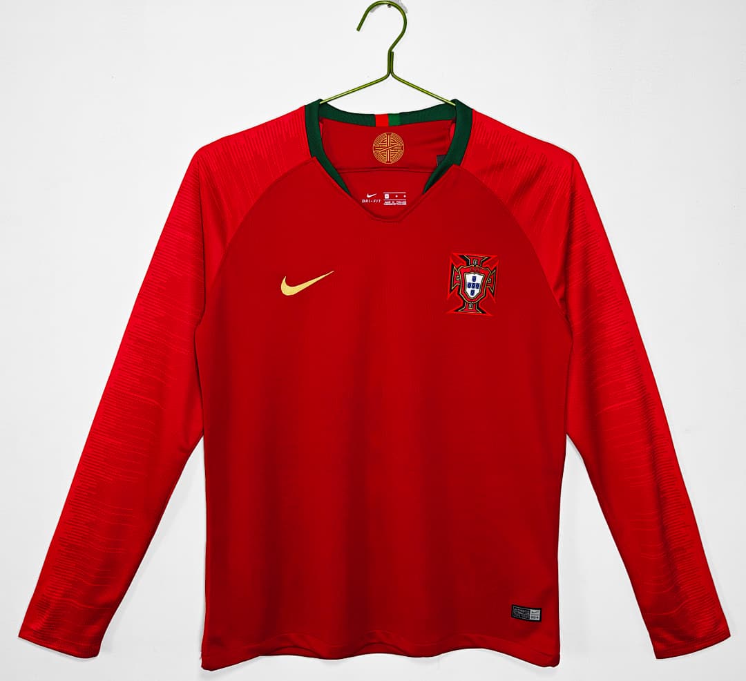 Portugal Retro Shirt 2018 Home Long Sleeve — photo 1