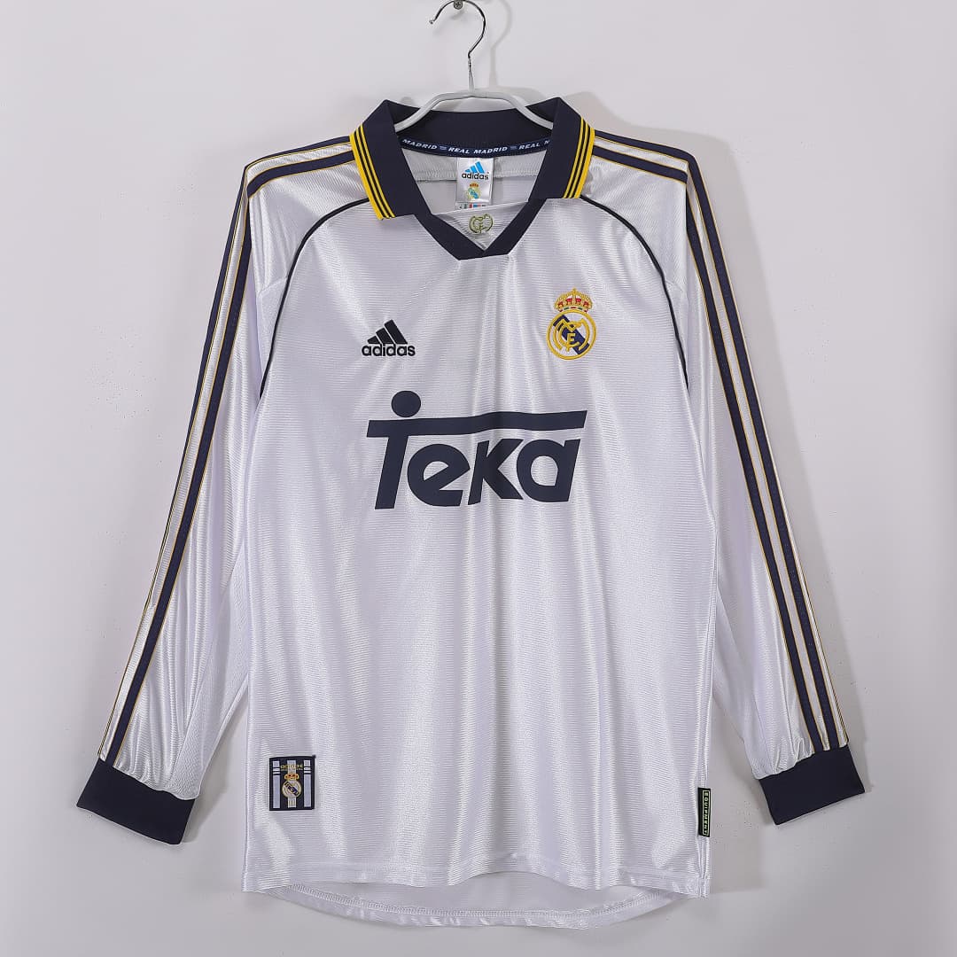 Real Madrid Retro Shirt 1998/00 Home Long Sleeve — photo 1