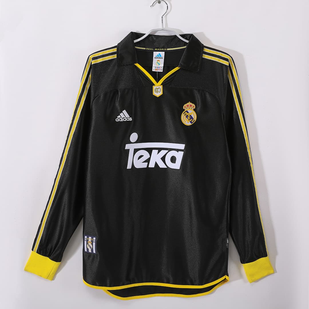 Real Madrid Retro Shirt 1999/01 Away Long Sleeve — photo 1