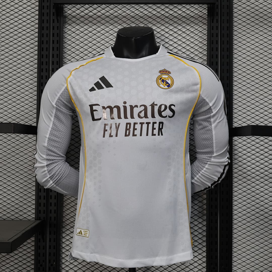 Real Madrid Home Jersey 2025/26 Long Sleeve — photo 1