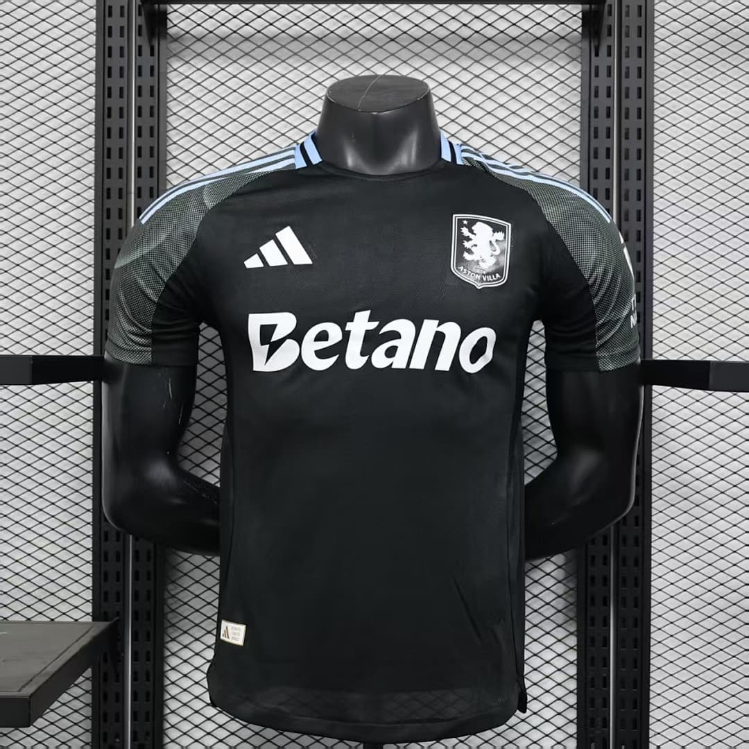 Aston Villa Black Retro Jersey — photo 1