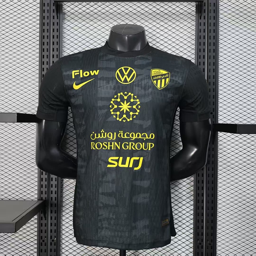 Al Ittihad Black Retro Jersey — photo 1