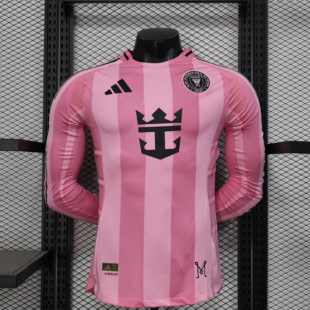 Inter Miami Pink Retro Jersey Long Sleeve — photo 1