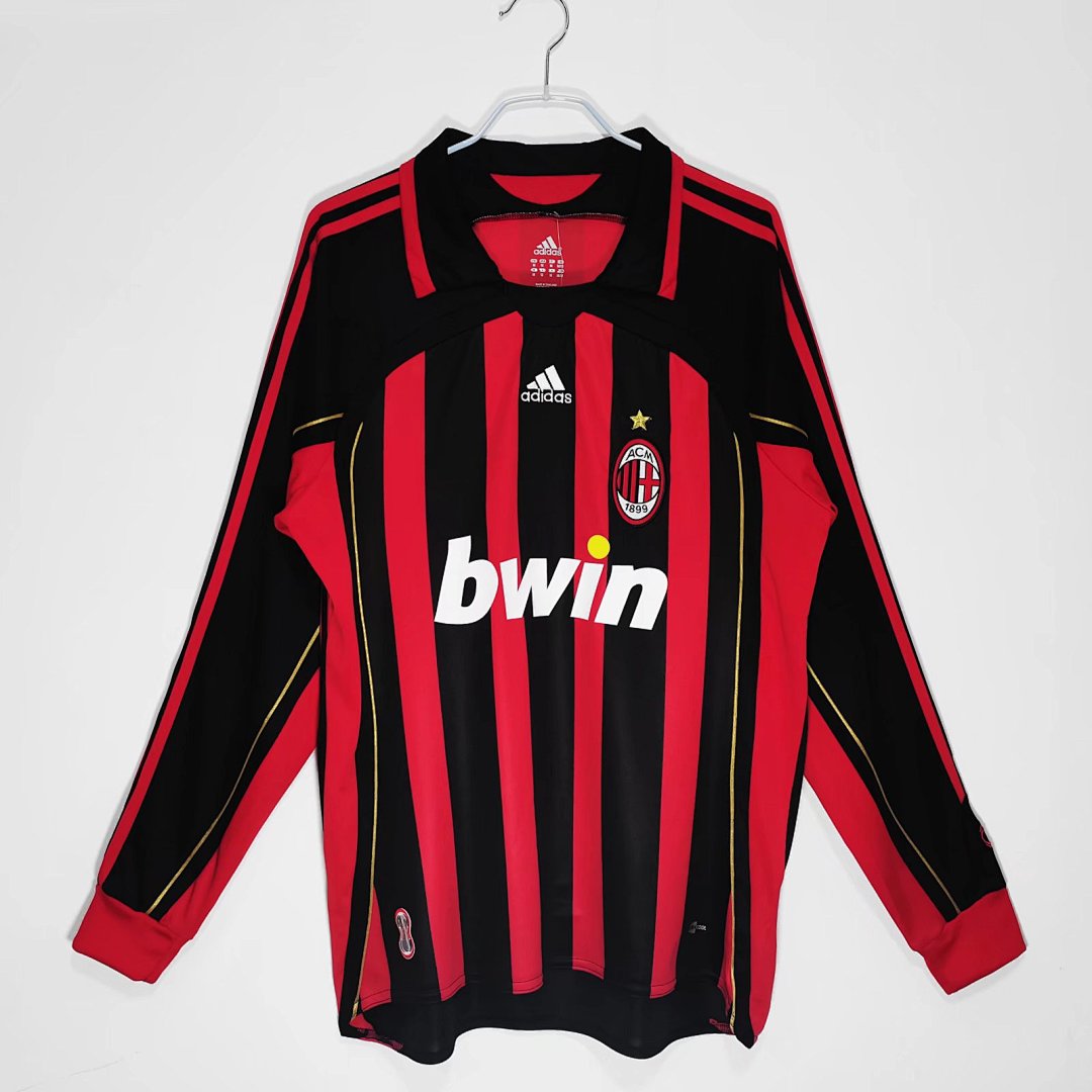 AC Milan Retro Shirt 2006/07 Home Long Sleeve — photo 1