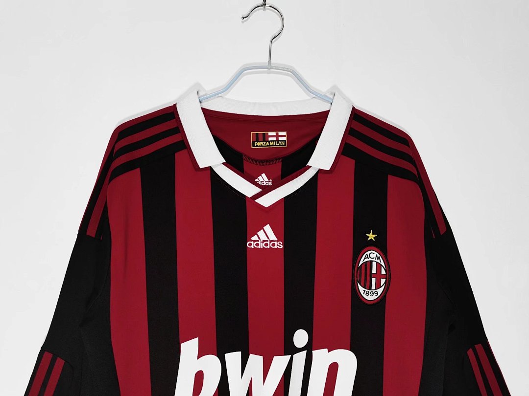 AC Milan Retro Shirt 2009/10 Home Long Sleeve — photo 3