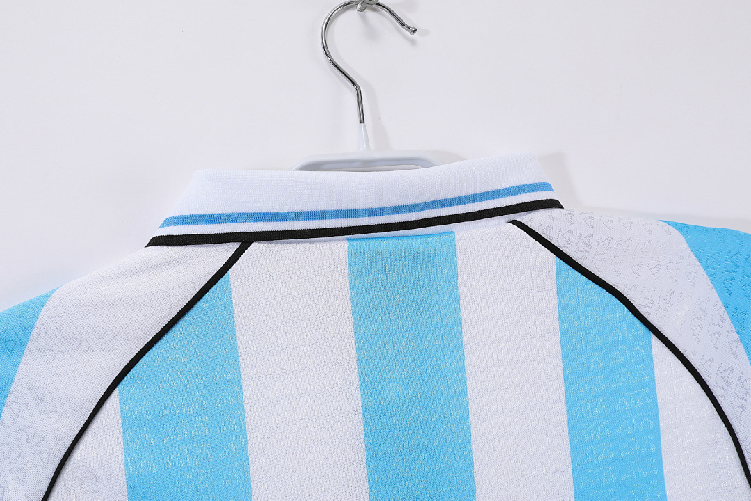 Argentina Retro Shirt 1996/97 Home Long Sleeve — photo 2