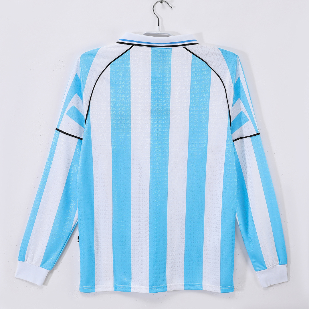 Argentina Retro Shirt 1996/97 Home Long Sleeve — photo 3