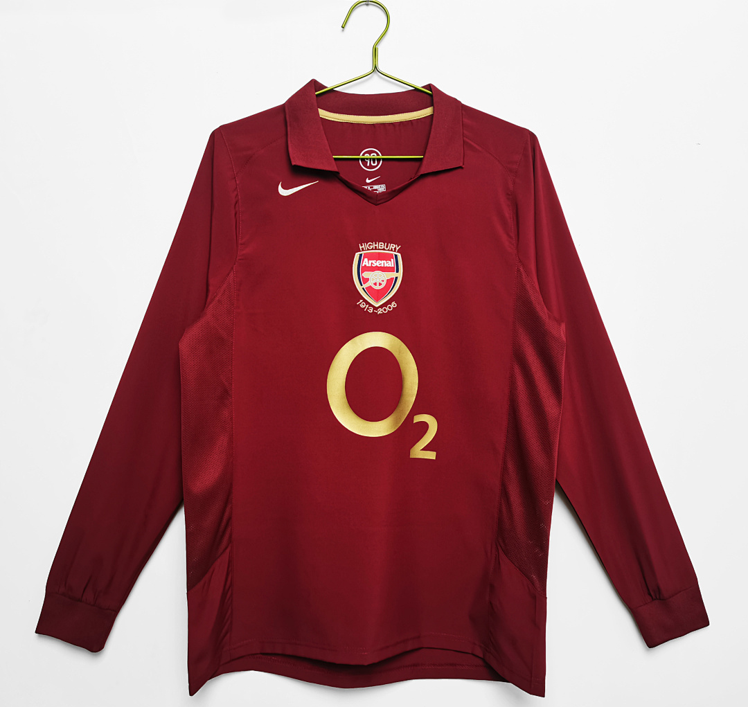 Arsenal Retro Shirt 2005/06 Home Long Sleeve — photo 1